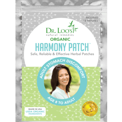 A package of dr. Loon 's organic harmony patch for adults