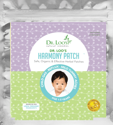 A package of dr. Loo 's harmony patch for babies